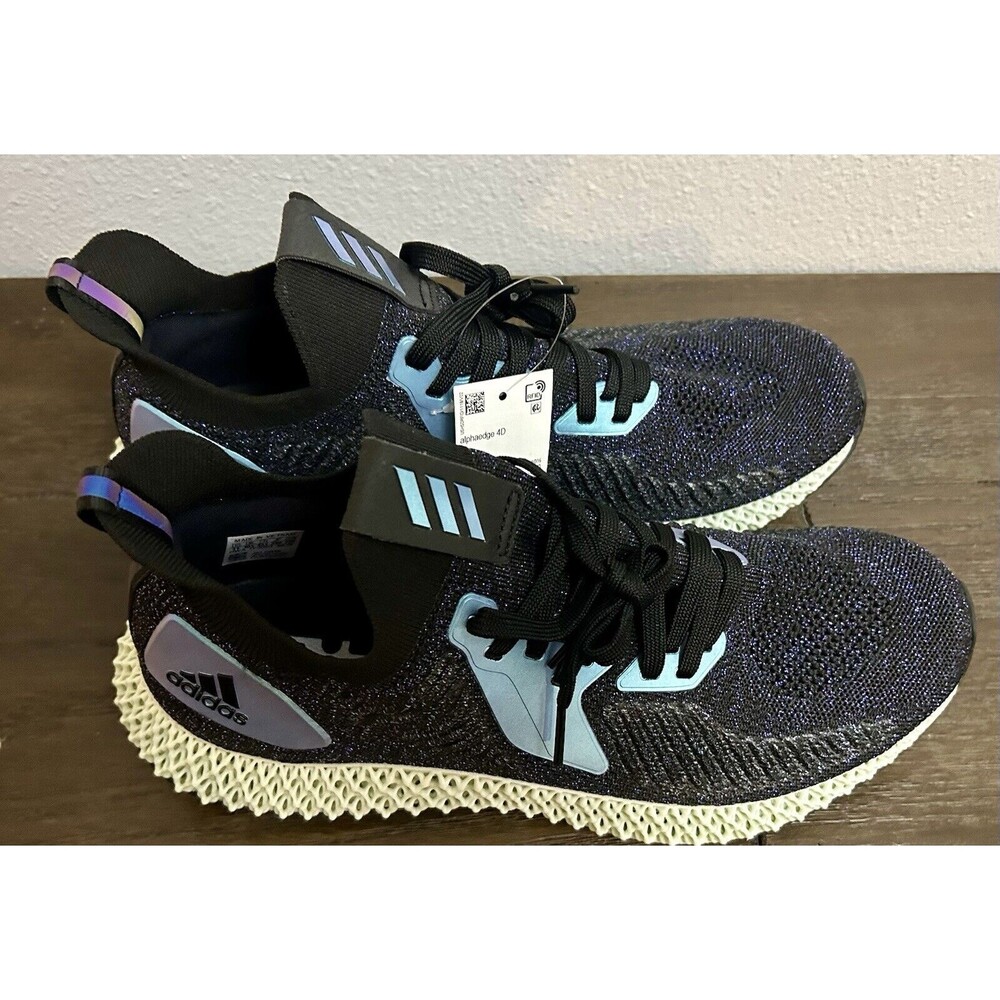 Adidas Alphaedge 4D Goodbye Gravity Core Black, Blue, And Purple Size 11